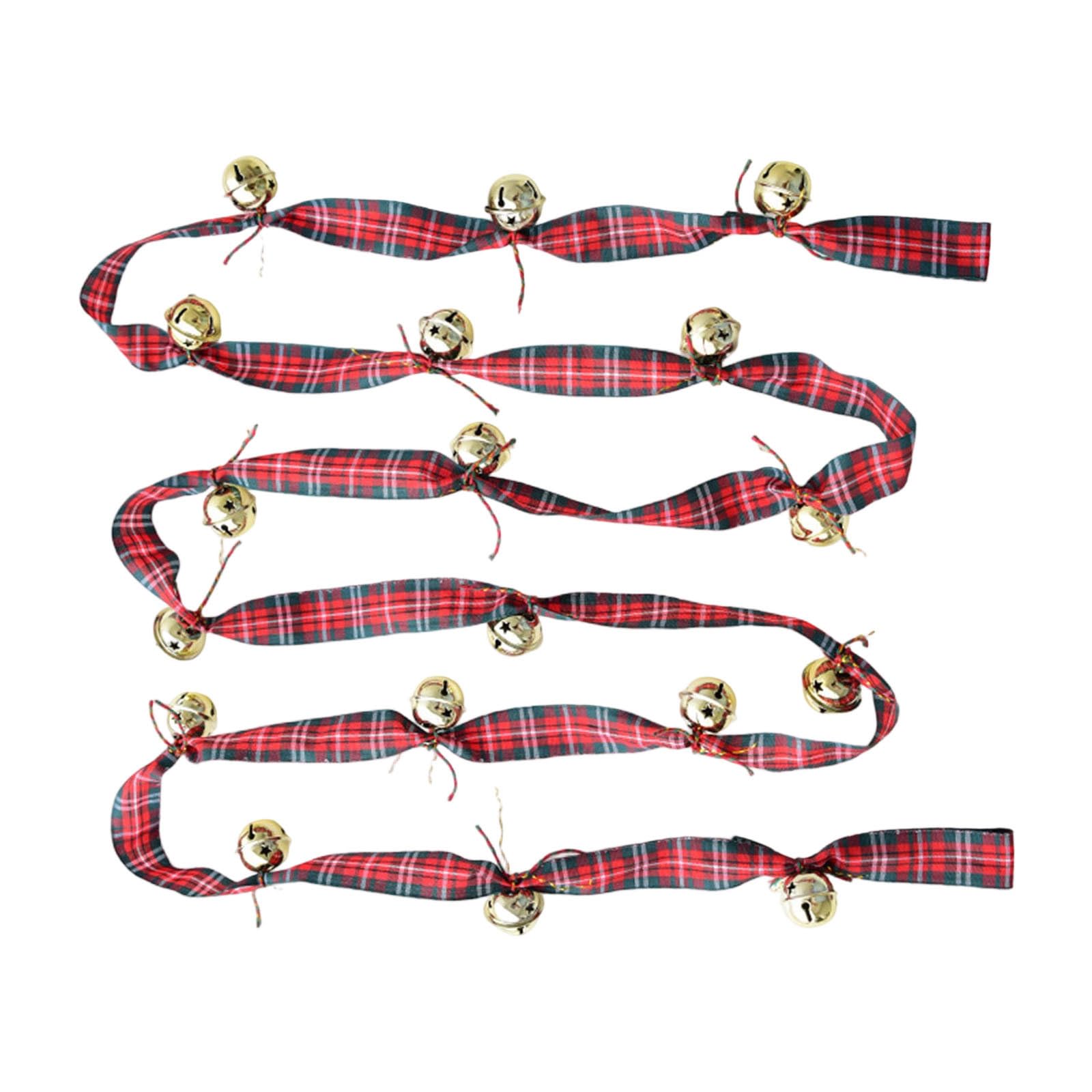 Buxuaaaa Permanent Fabric Metal Christmas Toll Fibers for Inside Holiday Garnishes Dynamic Rose Color Theme Christmas Toll String Radiances