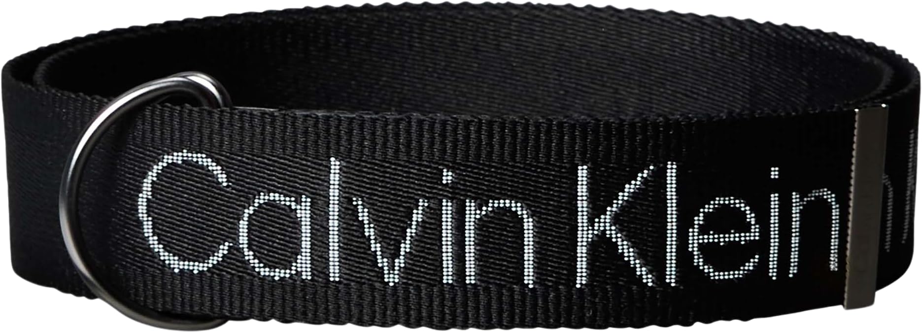 Calvin KleinMen'sDouble D-Ring Webbing Belt 40Mm LV04D7120GBelts, BLACK, 95