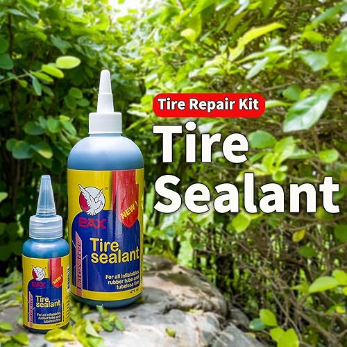 Miniatura 6 de PAX 3 selladores de neumáticos de botella de 16.1 fl oz, tubo de goma inflable, reparación de neumáticos sin cámara, prevención de planos,