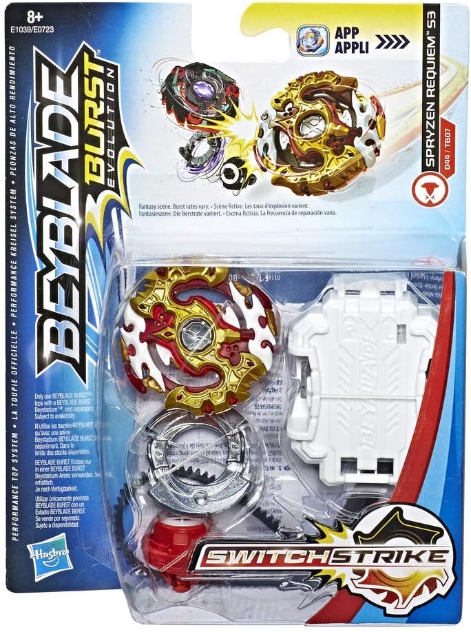 Beyblade E1039 / E0723 Burst Evolution Switchstike Spinner with Launcher ( Random Model and Color)
