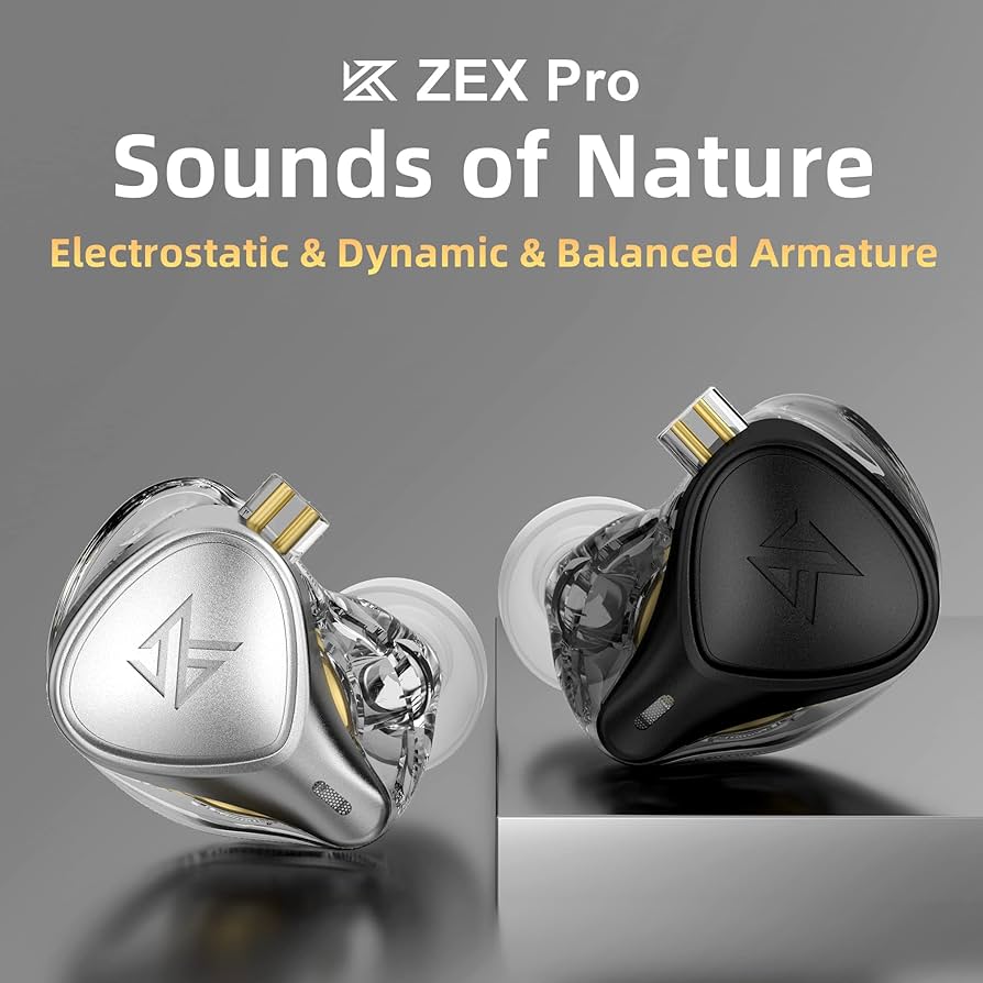 Amazon.co.jp: KZ ZEX Pro HiFiインイヤーモニター、KZ ZEX Pro IEM