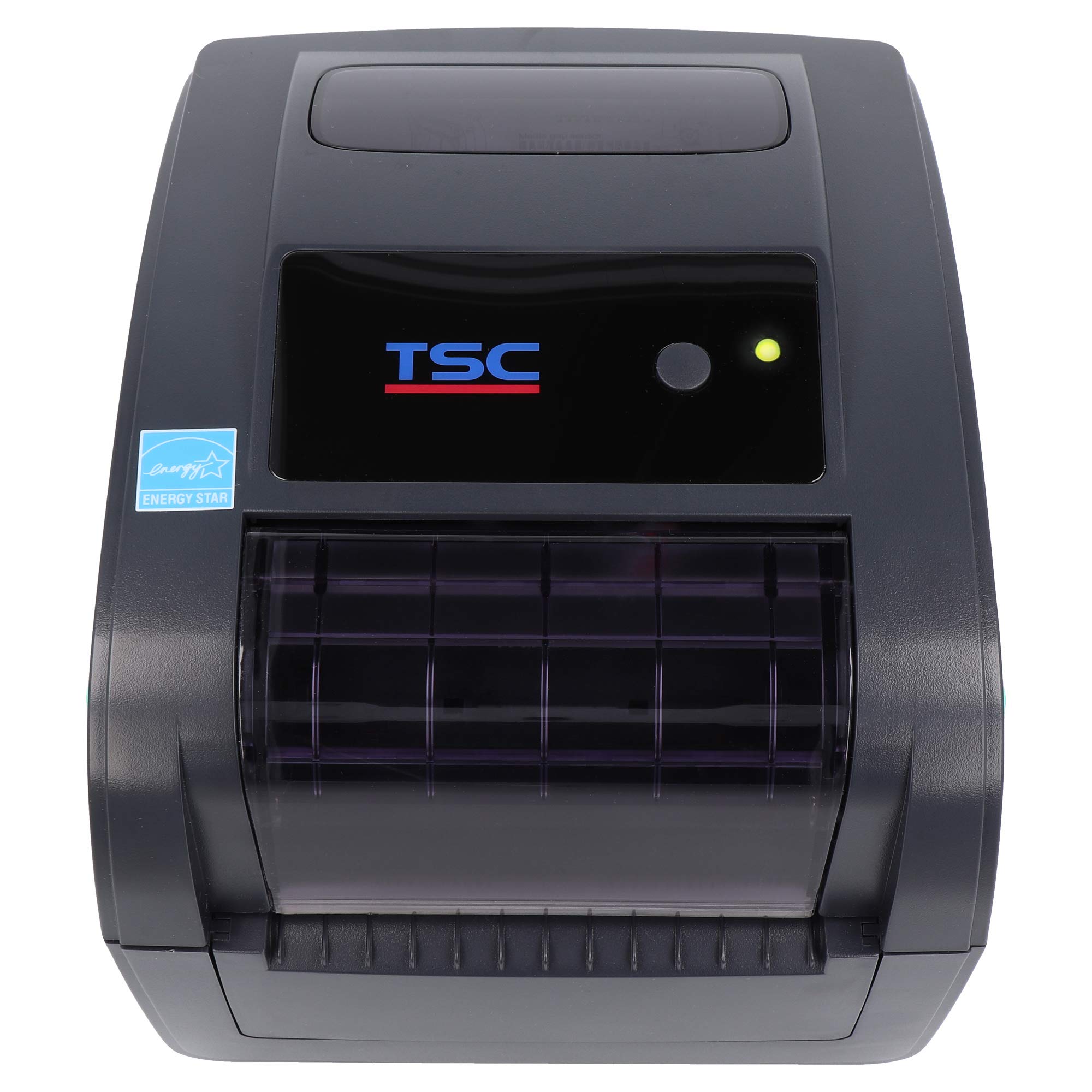 TSC TC200 Impresora con Borde Rasgado - 203 dpi - Transferencia térmica Directa - 108 mm de Ancho máximo de impresión, LAN, Paralelo, Serie (RS-232), interfaces USB, Azul Marino