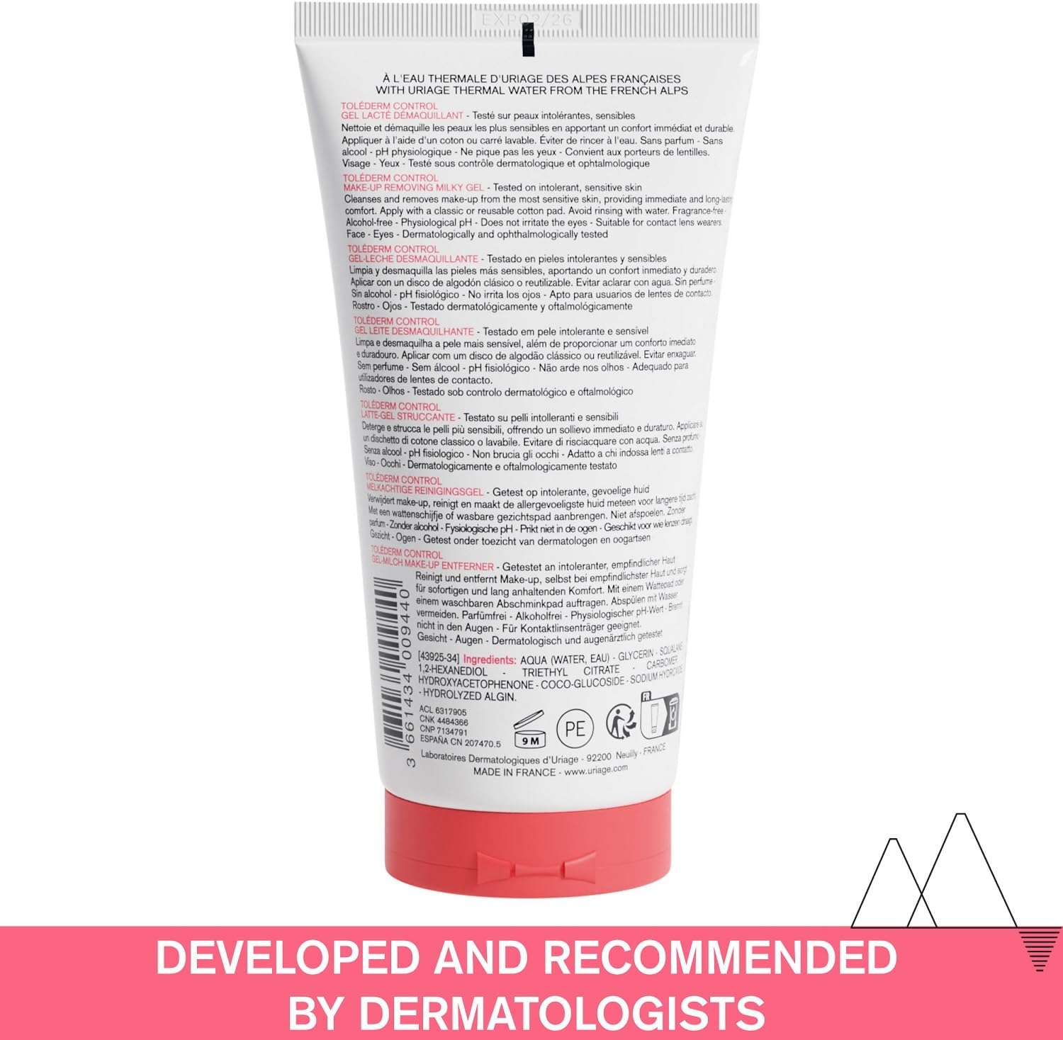 Tolederm Control Make-Up Removing Milky Gel 150 mL