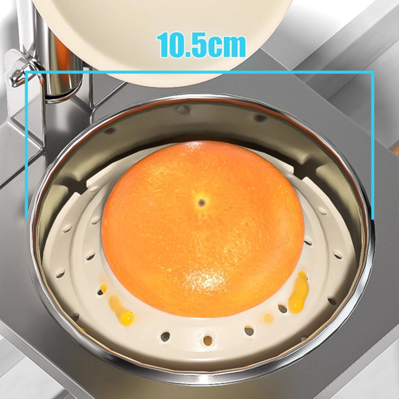 Pratici estrattori succhi in acciaio inossidabile Operazioni manuali Misurino da 500 ml per uso domestico e commerciale Spremiagrumi con filtro in acciaio inossidabile