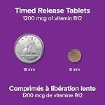Webber Naturals Vitamin B12 1200 mcg, Timed Release, 150 Tablets, Supports Energy Production and Metabolism, Vegan