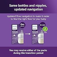 Vista 8 de Philips AVENT - Biberón natural con boquilla de respuesta natural, transparente, 4 onzas, paquete de 4, SCY900/04