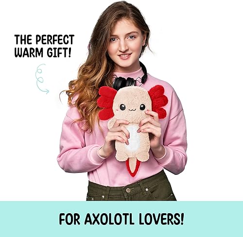 Miniatura 2 de Axolotl - Almohadilla térmica para microondas sin perfume de 1.5 libras para mujeres y niños, bonita almohada suave y acogedora de felpa calentable,