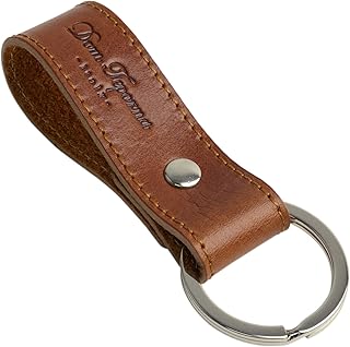 [Dom Teporna] Italy 本革 イタリアンレザー キーリング キーホルダー キーチャームベルト 6カラー