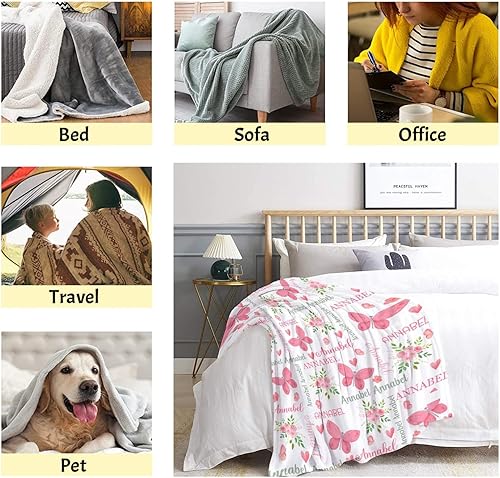 Miniatura 6 de Manta de franela para perro diseño de bulldog francés muy suave para decoración del hogar durante todo el año para sofá camping viajes 40 x 30