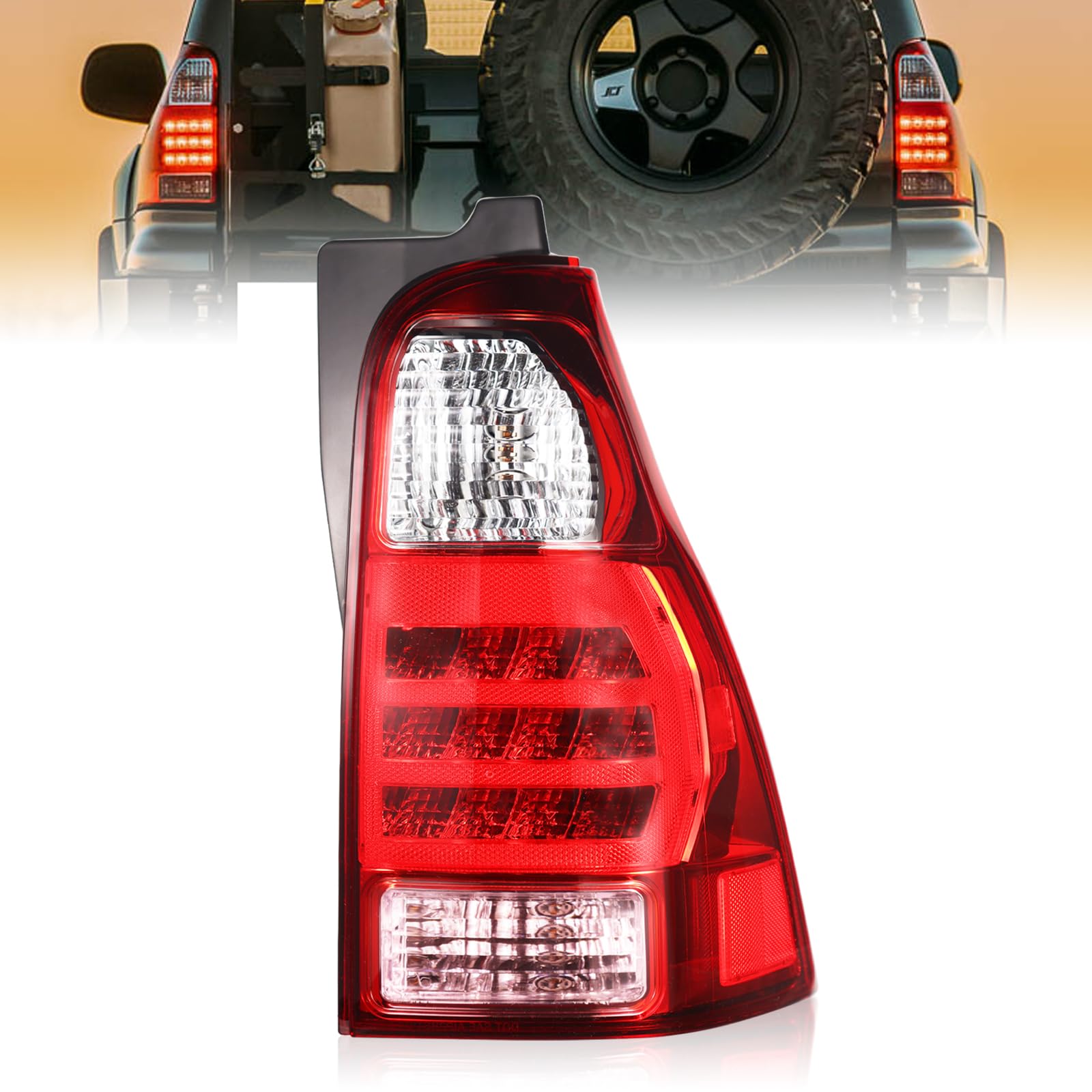 Photo 1 of Boine Right Passenger Side Tail Light Assembly Compatible With 2006 2007 2008 2009 Toyota 4Runner SR5 Sport Limited Rear Light Brake Lamps Replaces 8155135320 TO2801172 (Right Passenger Side)
