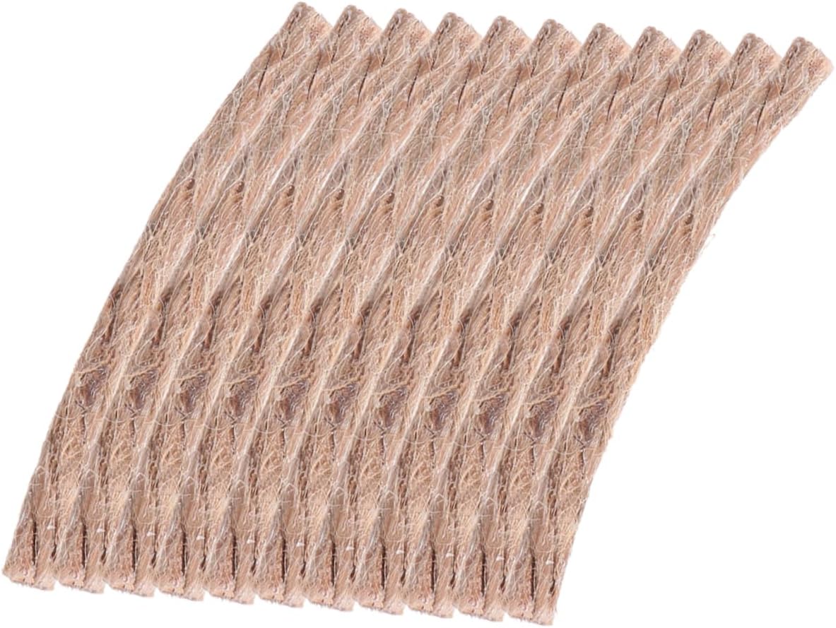 10pcs Beeswax Fireplace Starters Rope for Tenting Mountaineering and Out of doors Actions Light-weight and Moveable Firestarting Device Versatile Survival Important for Fast Ignition