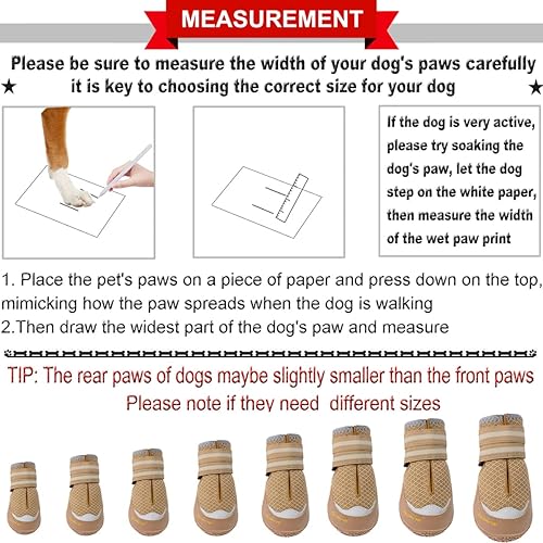 Miniatura 2 de QUMY 4 zapatos de perro para pavimento caliente, botas de perro medianas y grandes y protectores de patas para protección contra el calor del