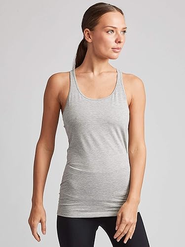 Miniatura 3 de Kalon Paquete de 4 camisetas sin mangas para mujer con diseño moderno y pechugona