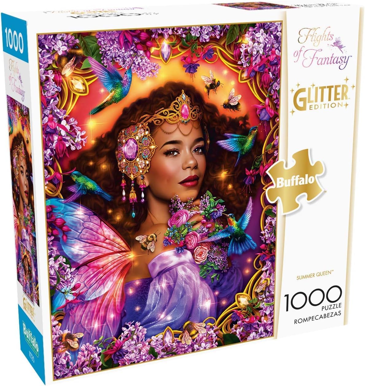 Buffalo Games - Flights of Fantasy - Summer Queen - 1000 Piece Jigsaw Puzzle for Adults Challenging Puzzle Perfect for Game Nights - Finished Size is 26.75 x 19.75