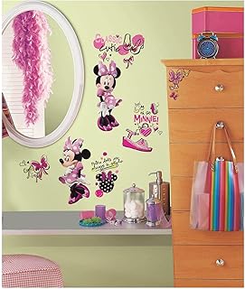 RoomMates RMK2554SCS Disney Minni Mouse Fashionista Peel and Stick Wall Decals
