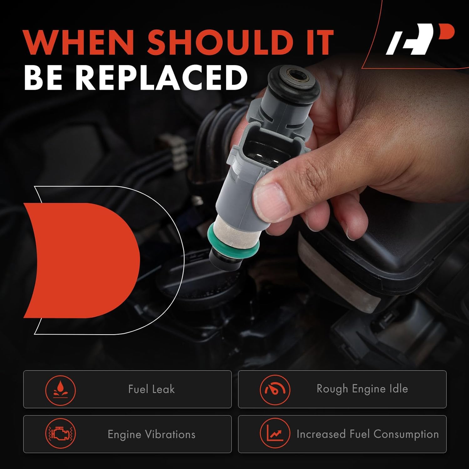 A-Premium Fuel Injectors Set of 6 Compatible with Honda Accord 2008-2016, Crosstour 2012, Accord Crosstour 2010-2011 & Acura MDX 2008-2013 2018-2020, RDX 2013-2018, TSX 2010-2014, TL, ZDX, RL