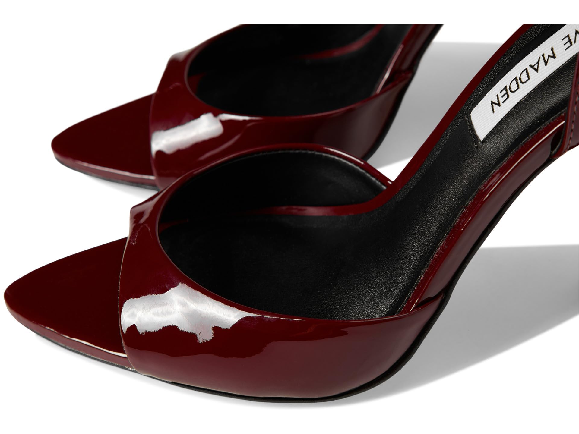 Steve Madden Burgundy Patent Leather Double-Buckle Sandals Steve Madden Women main image 4