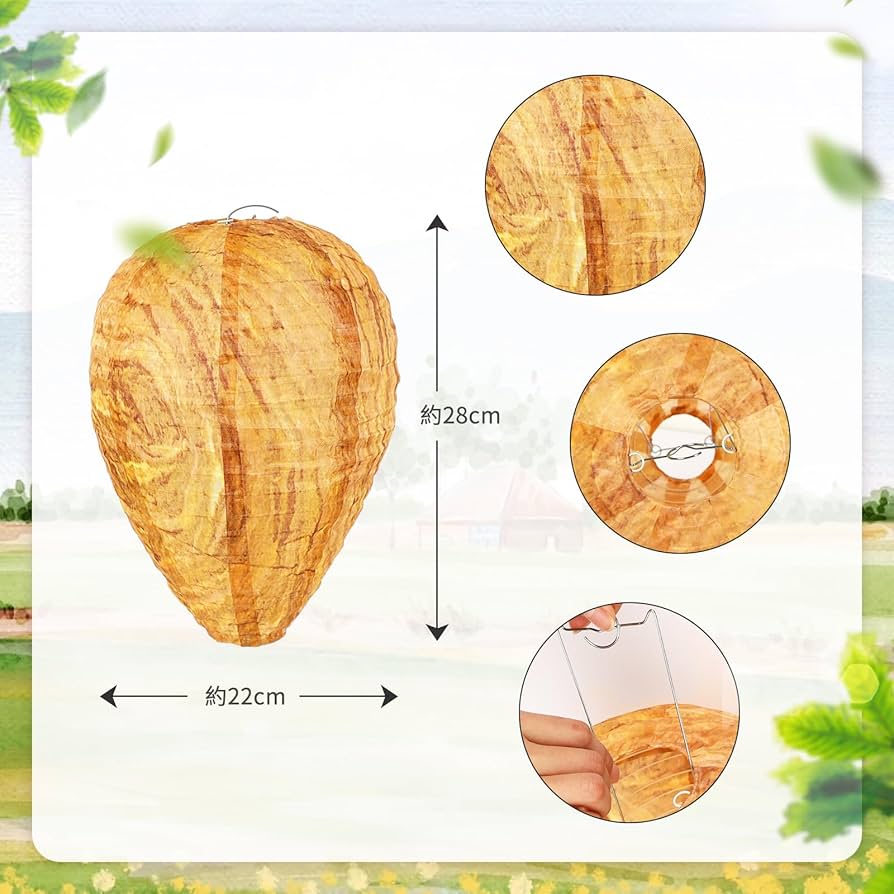 Amazon | Neiang ハチの巣ガード 防水 3個セット 蜂の巣 ダミー