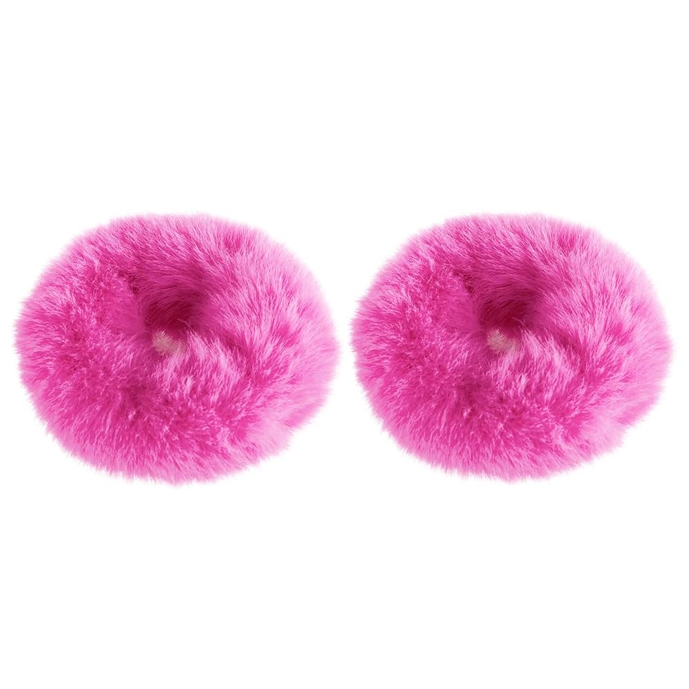 ヘアアクセサリー Hunza G SS24 Pink fabric scrunchie (SCRUNCHIE BUBBLEGUM) Scrunchie - Bubblegum | Signature Crinkle Scrunchie | Hunza G