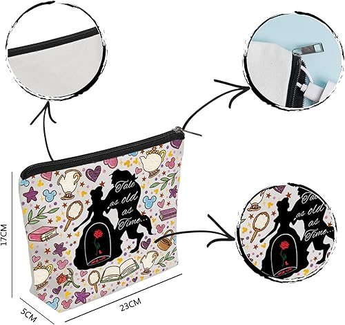 Miniatura 2 de Bolsa de maquillaje de princesa y bestia Belle Princess Kit de cosméticos Bolsa de cuento de hadas Kit de supervivencia Cuento de hadas Cuento tan