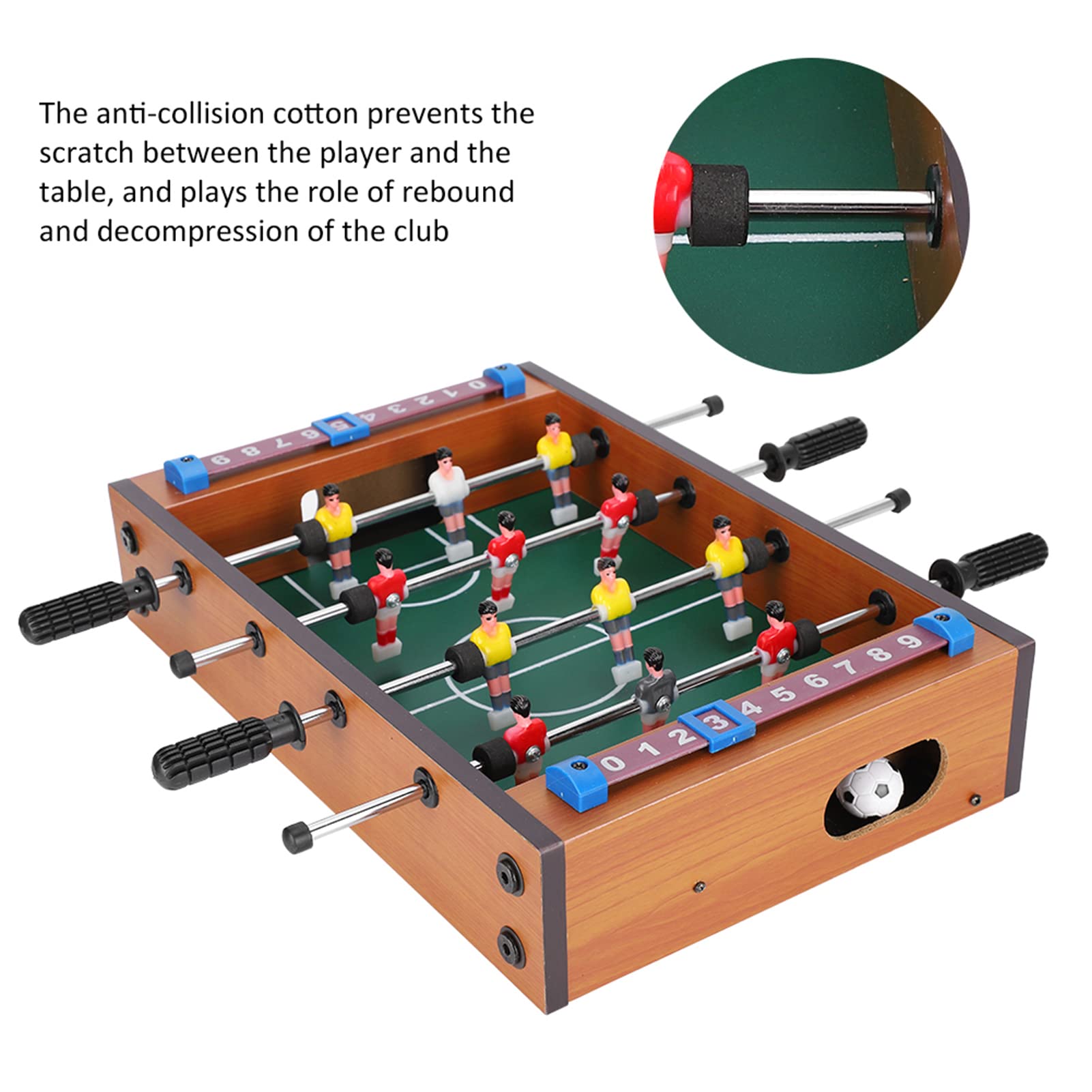 Foosball Table Soccerball Sports Indoor Game Kids Play Toys Suitable Puzzle Scene