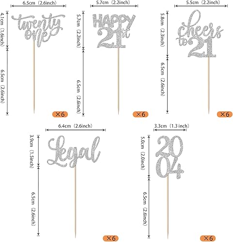 Miniatura 316 de Rsstarxi Paquete de 30 adornos para cupcakes de 15 cumpleaños con purpurina Mis Membrillo 15 desde 2010 Feliz 15º Cupcake Toppers Quince Cheers to