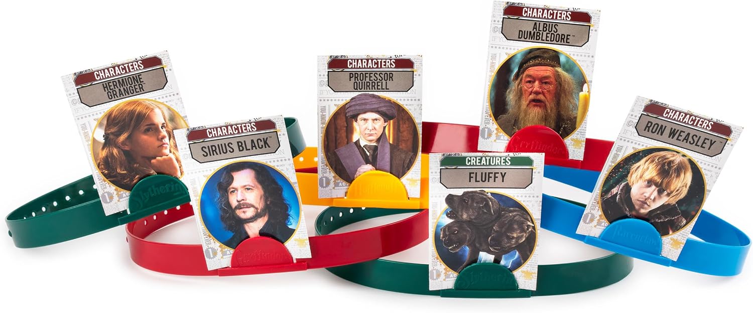 Hedbanz, Harry Potter Card Game 2019 Edition Gift Toy Merchandise Family Board Game Based on the Wizarding World Books & Movies, for Adults and Kids Ages 7 and Up