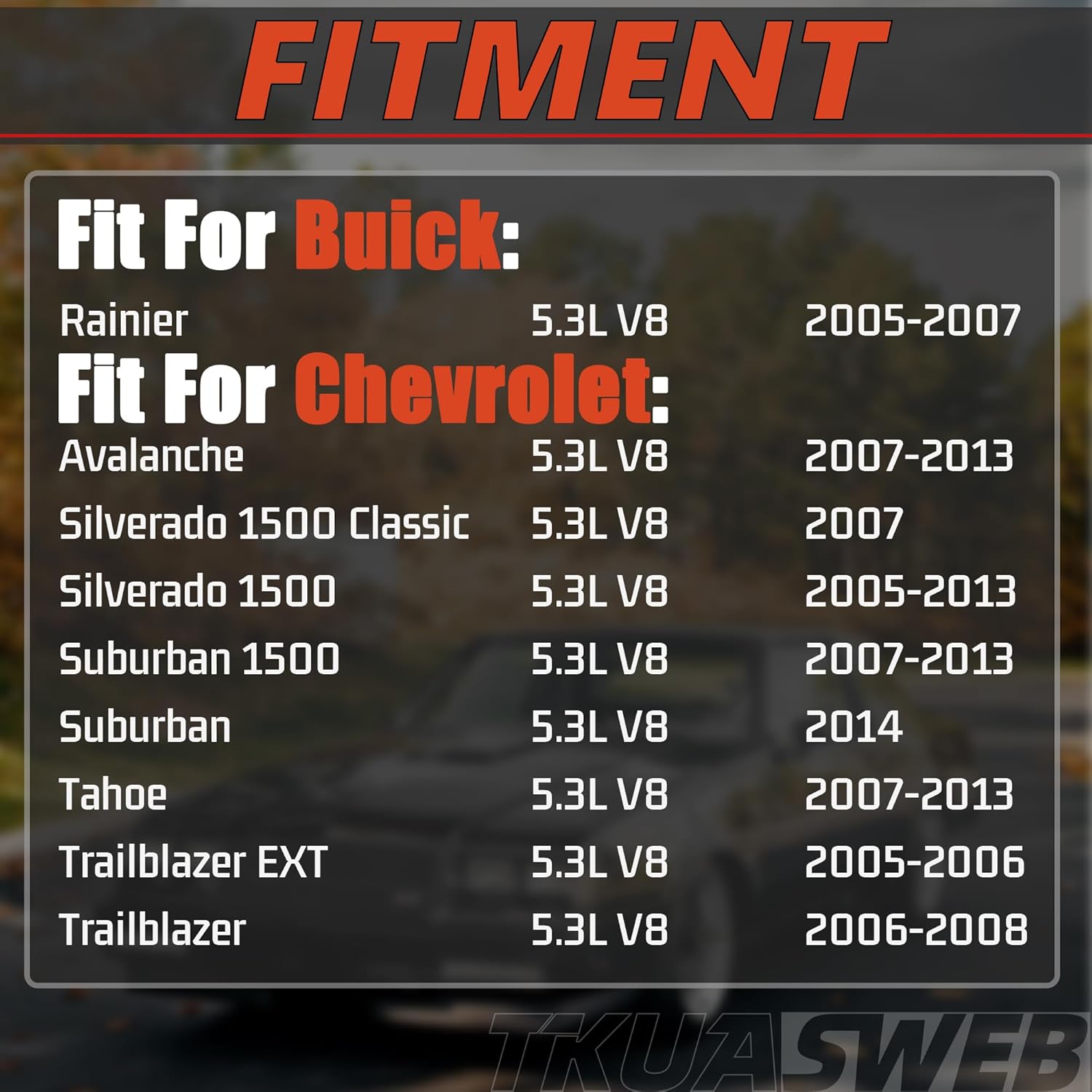 5.3 NON AFM DOD Disable Camshaft Lifter Kit | Spring | Head Gasket Set | +7.400 Pushrod | Timing Cover Gasket Fit For GM Chevrolet Avalanche 1500 Suburban Trailblazer GMC Envoy XL Sierra 2007-2013 5.3