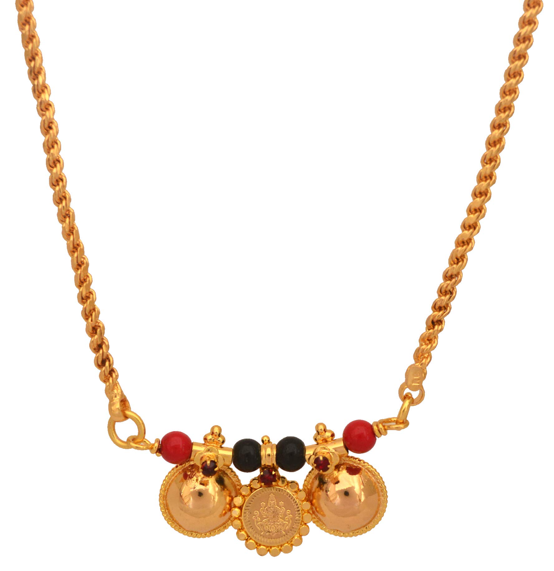 Radhas Creations Golden Copper Gold Plated Mangalsutra Length 24.00 inches for Women No.151M (B084WMRWD6) Amazon Price History, Amazon Price Tracker