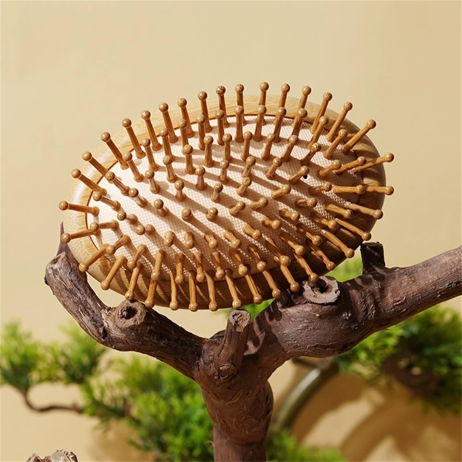 エアバッグヘアコーム 櫛 コーム ハイマッサージ エアクッションコーム 家庭用 ハンドル スムースヘアコーム シルク髪サラサラ