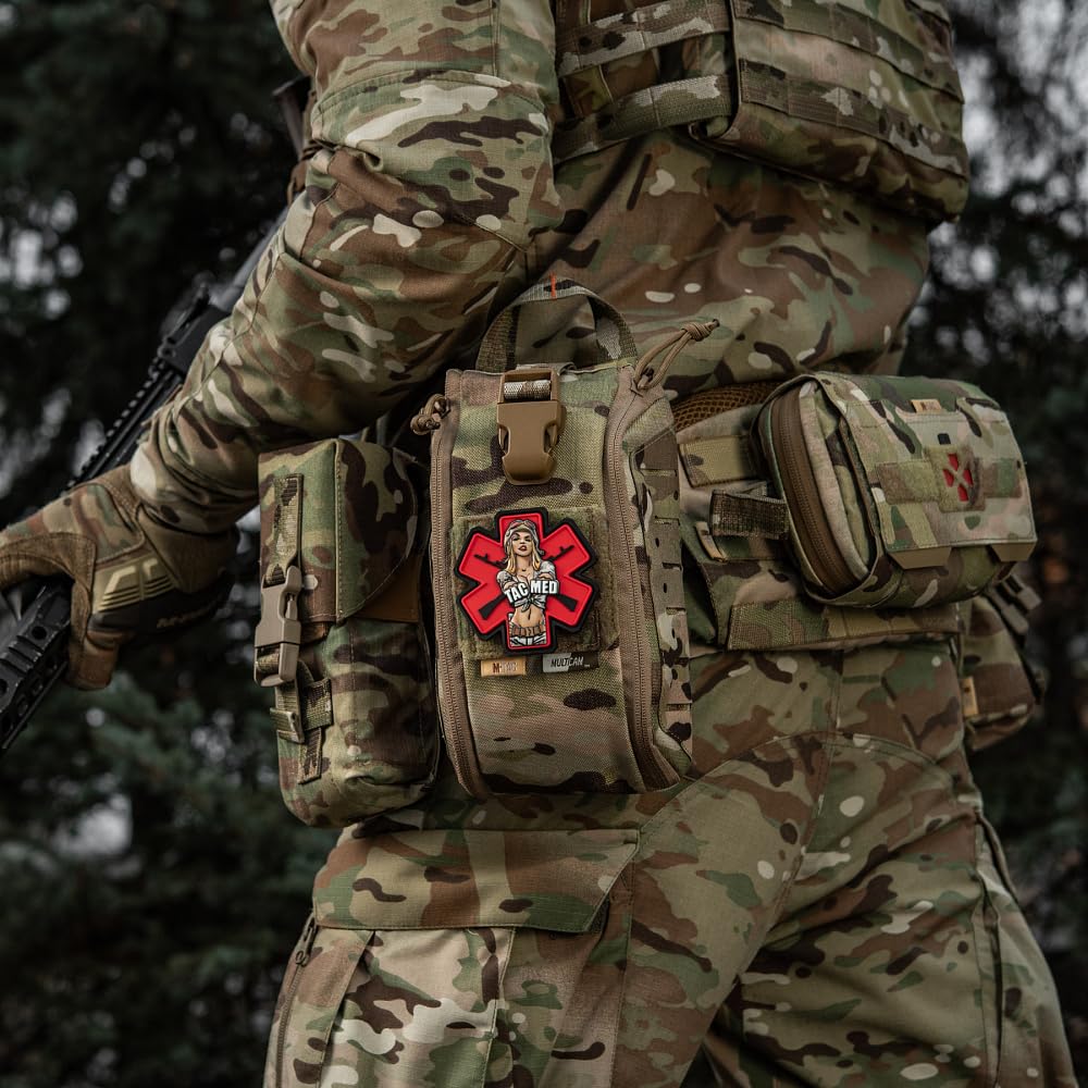 M-Tac Tacmed naszywka na rzep z PCW, MC, 7,5*7,8 cm