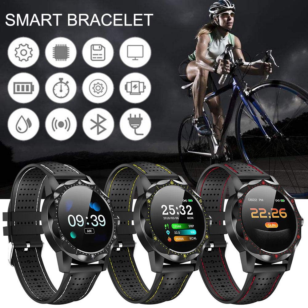 Montre Intelligente Réveil Fitness Tracker Prise en Charge Multilingue IP68 Étanche Bracelet Montre de Sport pour Course, Vélo, l'escalade
