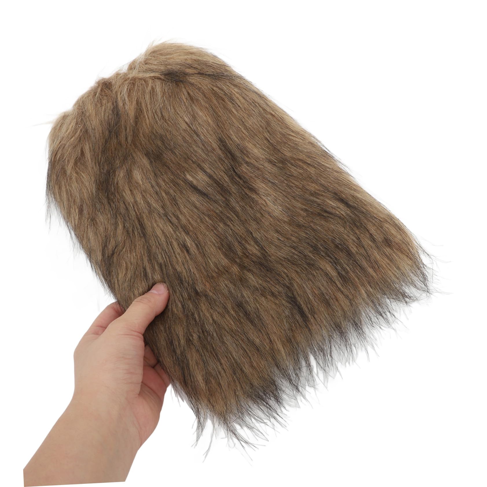 POPETPOP Guêtres Viking Fausse Fourrure Avec Sangles Élastiques – Couvre-Bottes Chauds pour Cosplay Médiéval et Halloween – Ajustables pour Hommes et Femmes