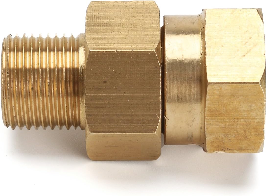 3/8 Inch BSP Brass Pressure Washer Swivel Adapter Male to Female Hose Coulper Fitting : Everything Else