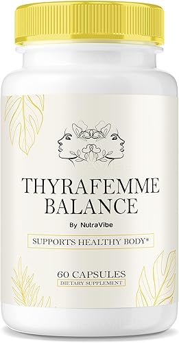 ThyraFemme Balance - Fórmula prémium con ingredientes naturales para apoyar la energía, el equilibrio femenino y el estilo de vida activo  Pastillas