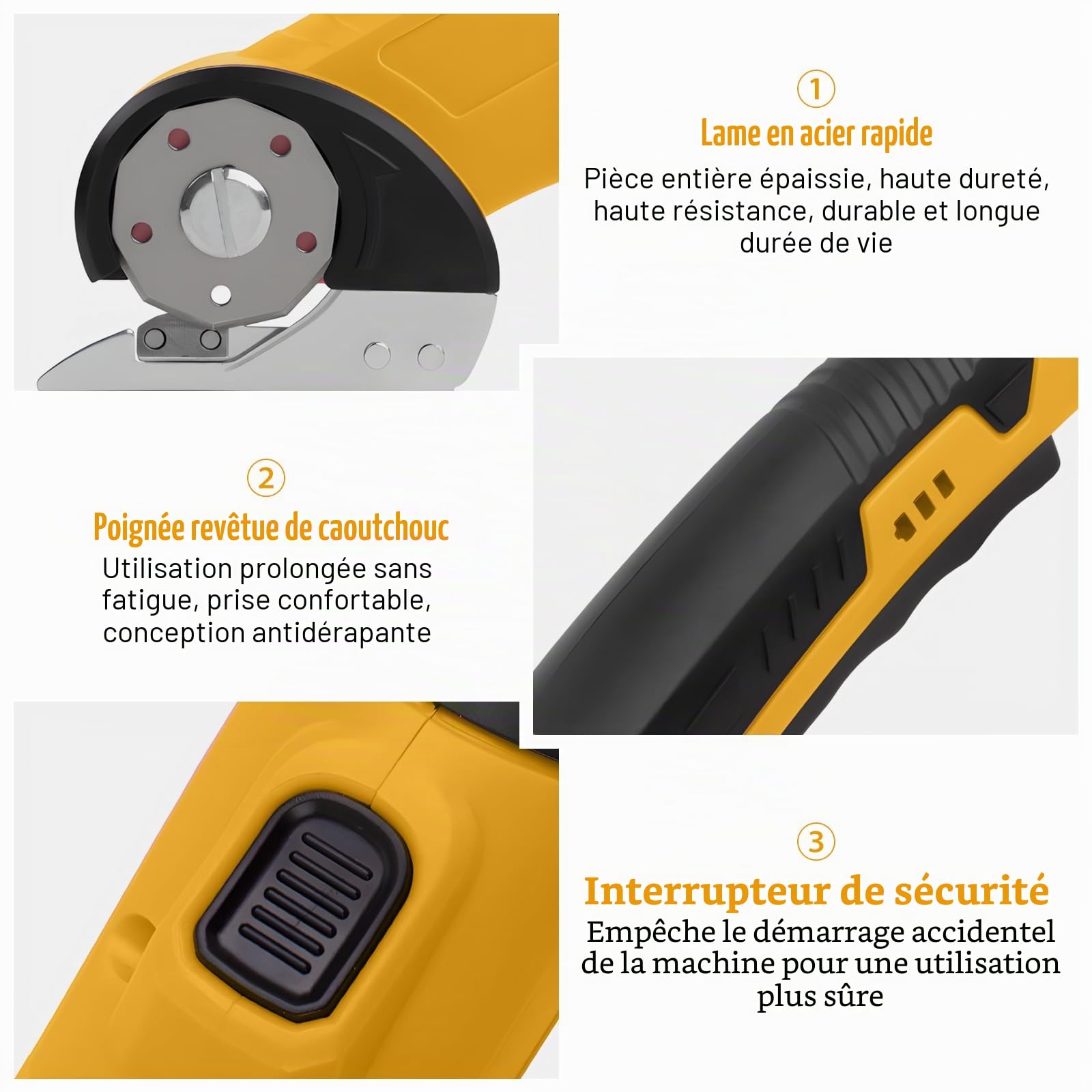 Ciseaux Électriques Tissu Couture, Ciseaux électriques Sans Fil,Ciseaux Electrique Cutter, Ciseaux Electrique Tissu Couture