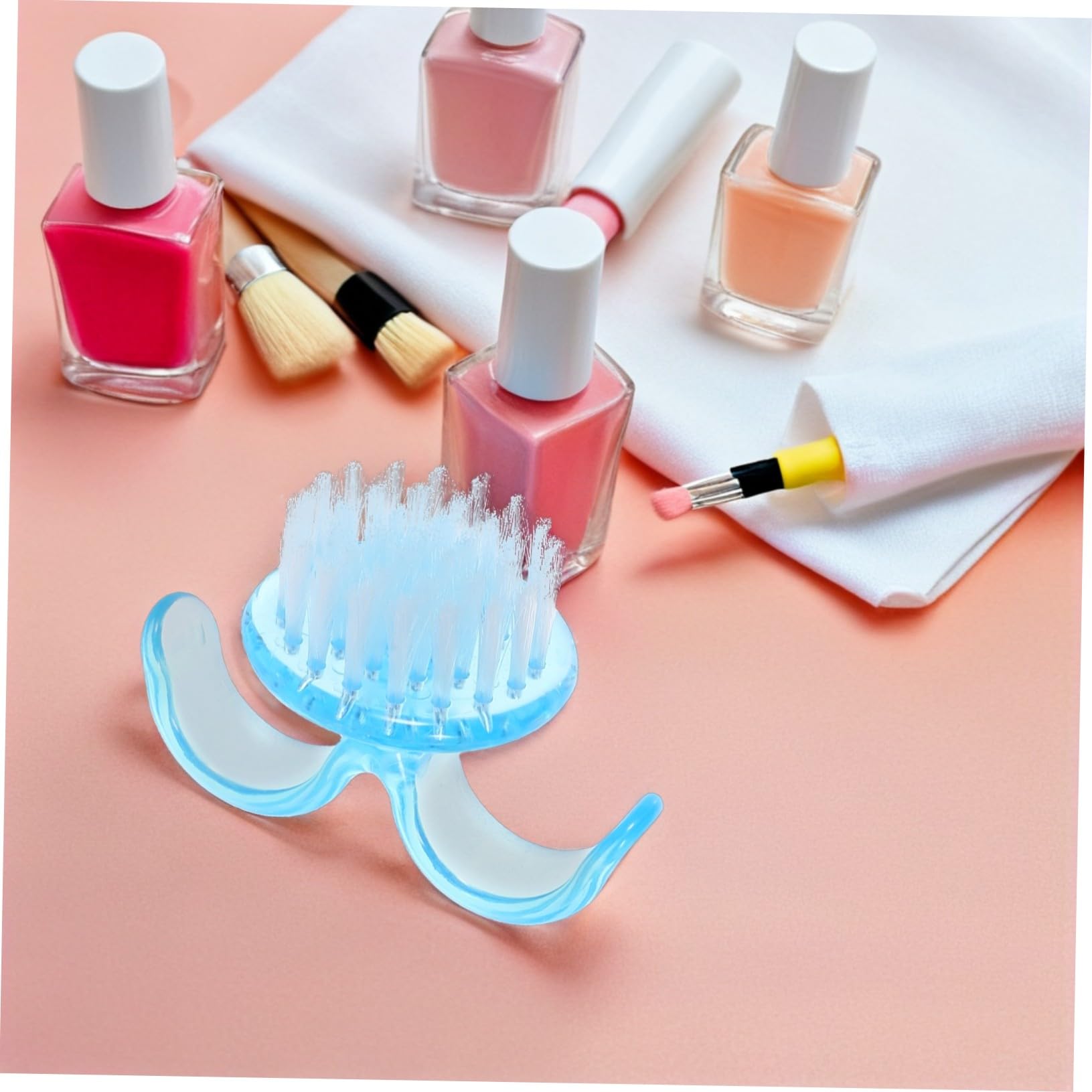 LIFKOME 8 Cepillos de Uñas para Limpieza Diseño Compacto, Eliminación de Polvo y Uso Versátil para Manicuras en Movimiento