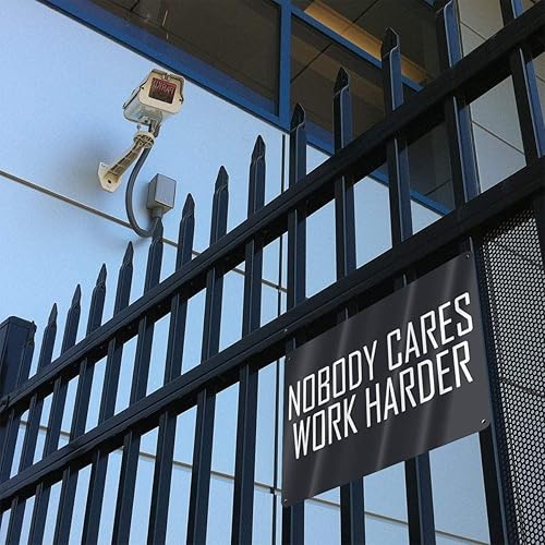 Miniatura 2 de Nobody Cares Work Harder - Placa de metal con letrero de hojalata para garaje, hogar, pared, bar, decoración de cueva para hombre, 7.8 x 11.8