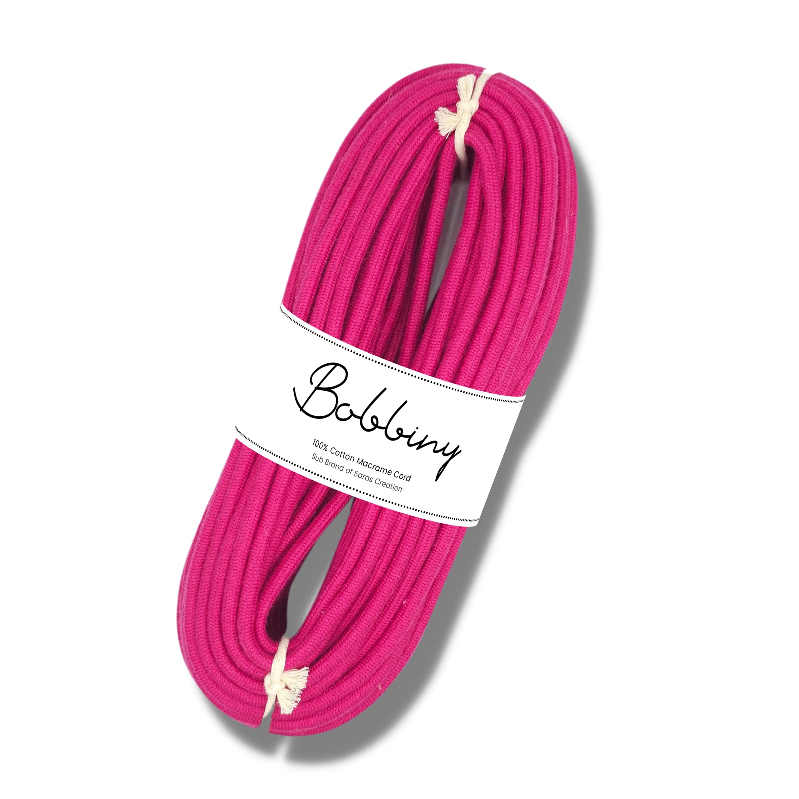 BOBBINY | Premium Cotton Like Tight Rope Braided Cord Twine String for DIY Craft - Versatile, Durable, Eco-Friendly | Red | 6 mm, 25 Meter — Amazon image 18