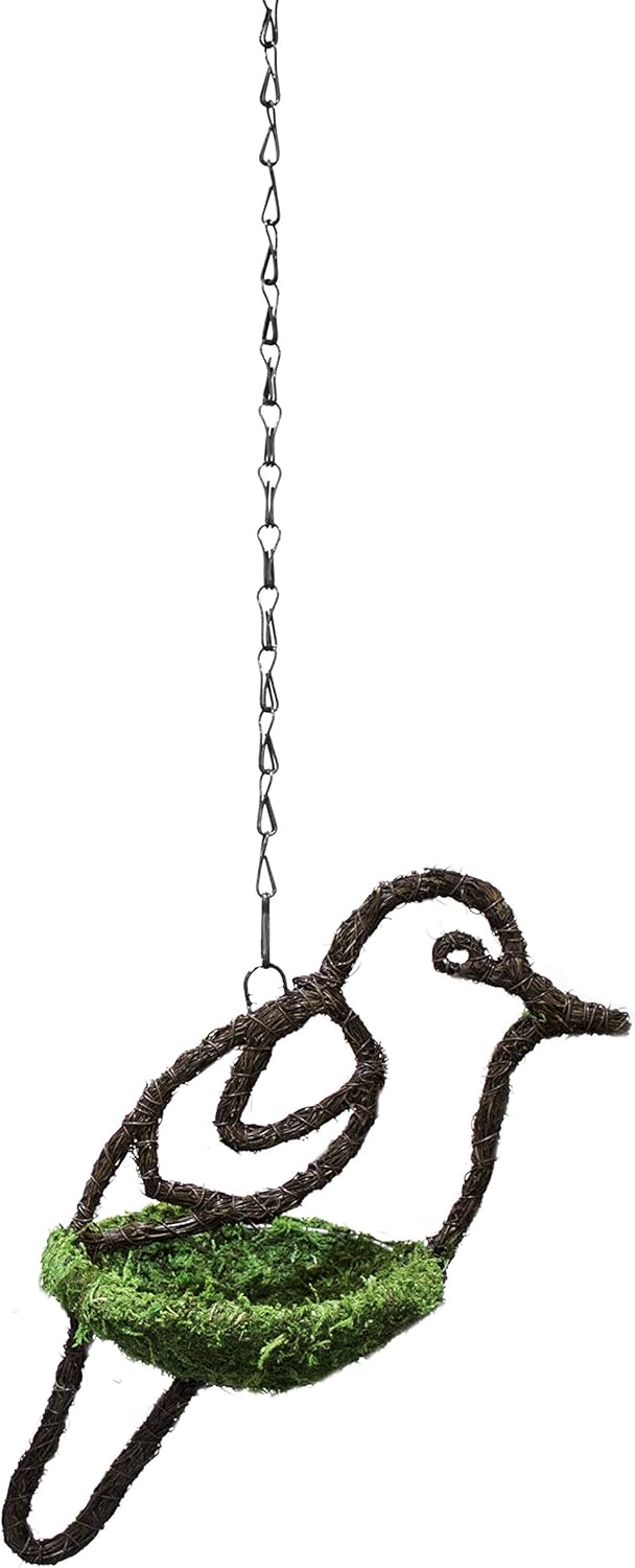 SuperMoss (56900) Woven Bird Feeder, 7", Dove