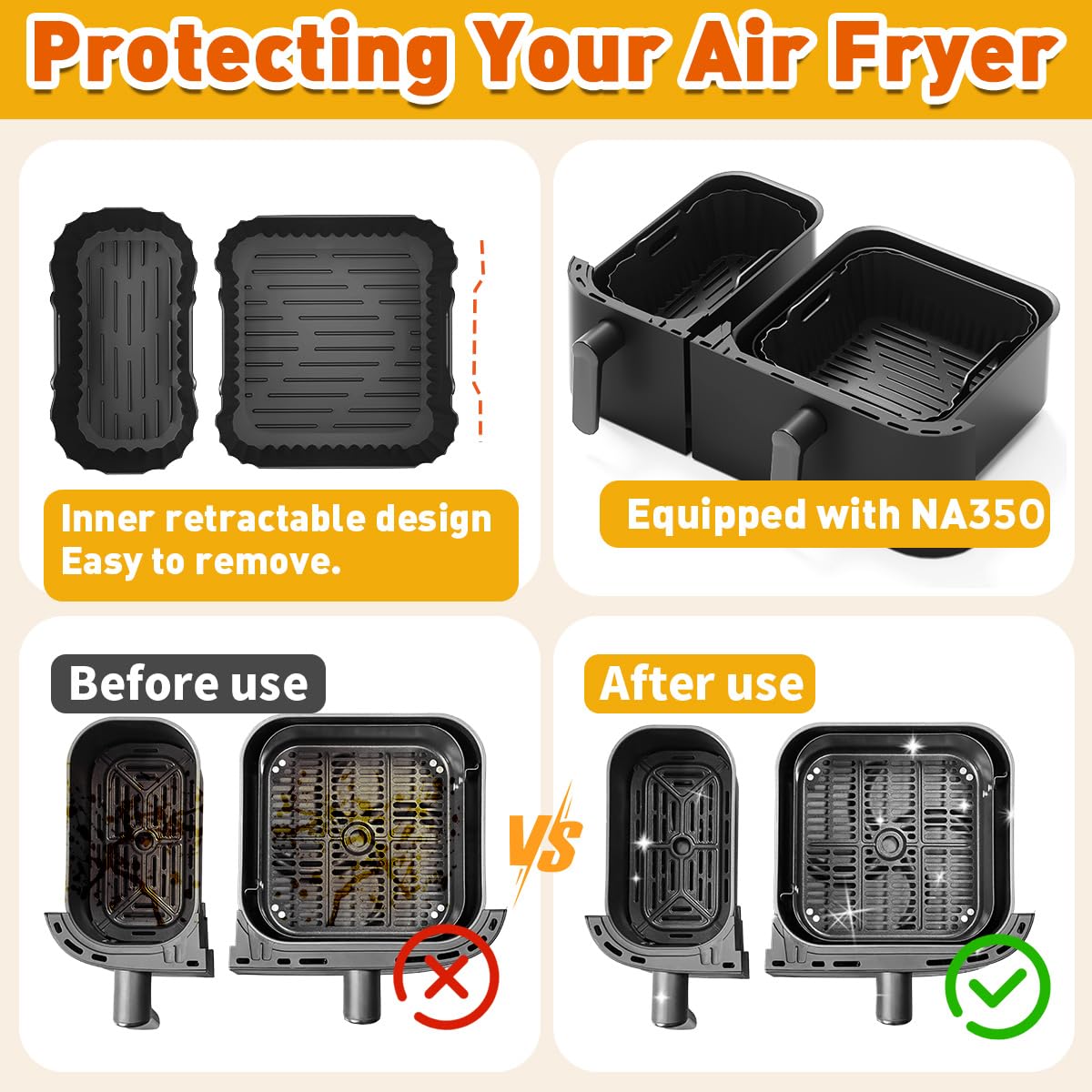 Série 3000 Airfryer à double panier NA352/04 | Philips