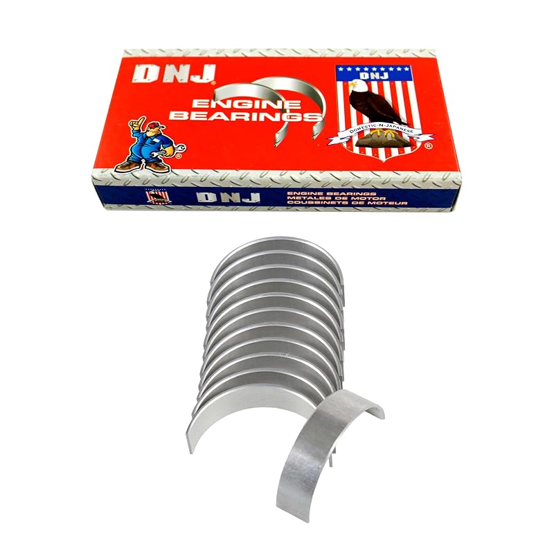 Jogo de bronzinas de biela DNJ RB1105A.10 sobremedida 0,25 mm para motores 3.7L V6 – 1 conjunto