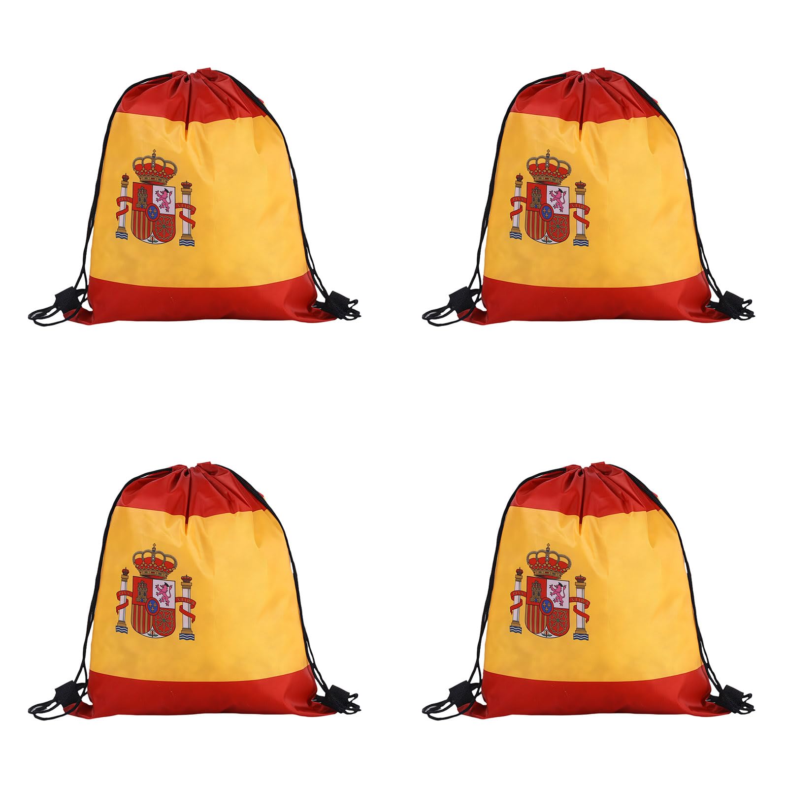 hogtnd Multipacks of 4 Sturdy Pockets with Flag Pattern Collectable Sports Bags for Sports Enthusiasts and User-friendly Shoppers Recyclable Flag Pockets