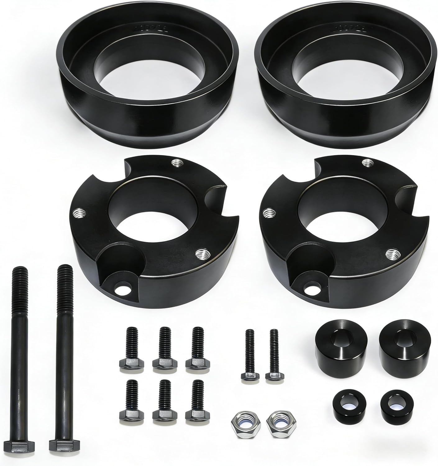 3'' Front 2'' Rear Leveling Lift Kit for 2007-2024 Chevy Silverado/GMC Sierra 1500 2WD 4WD, 3 Inch Front and 2 Inch Rear Strut Spacer Suspension Lift Kits Lift Spacers