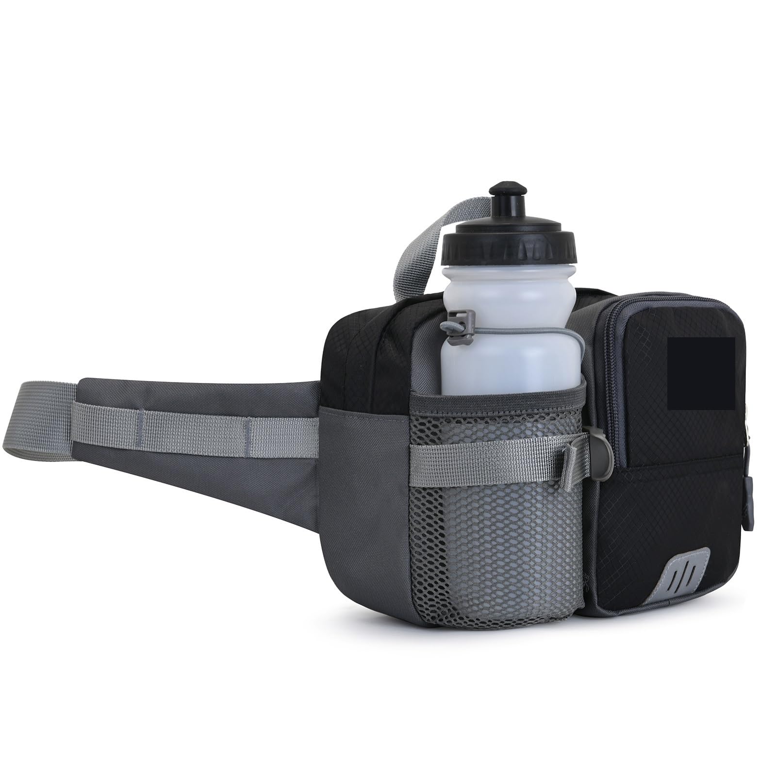 Outdoor-Sport-Hüfttasche mit Wasserflaschenhalter, Bauchtasche, Hüfttasche for Wandern, Radfahren, Laufen Für Running(Rose red)