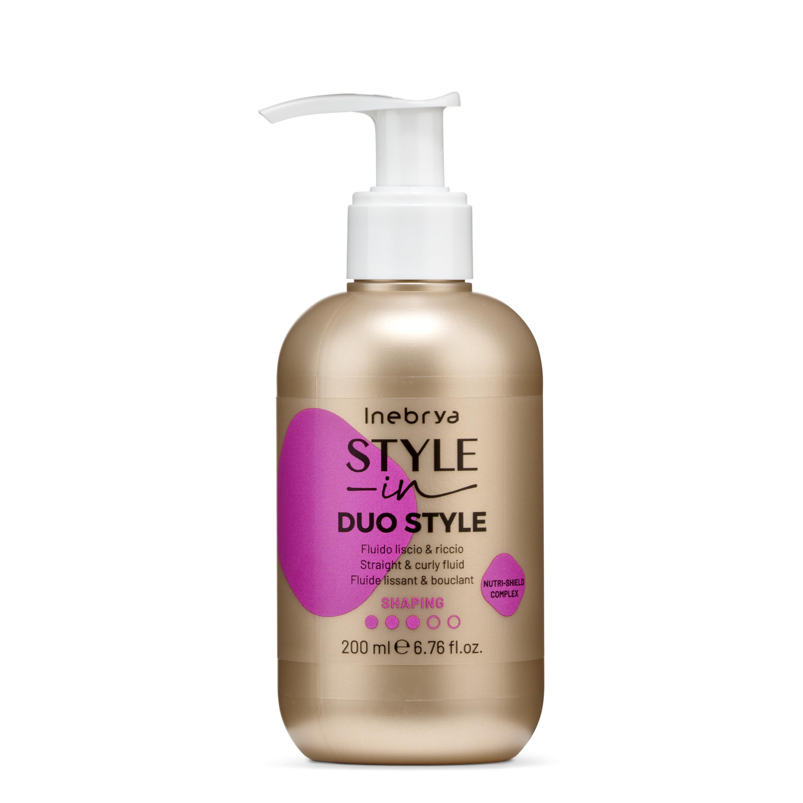 INEBRYA STYLE-IN DUO STYLE PRE-STYLING FLUID SMOOTH & CURLY 200ML