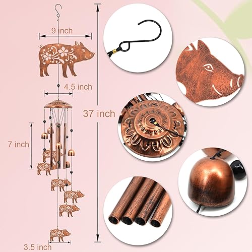 Miniatura 3 de Campanillas de viento de pie grande para exteriores, regalos conmemorativos de Sasquatch de pie grande para hombres, mujeres, papáabuelo, decoración