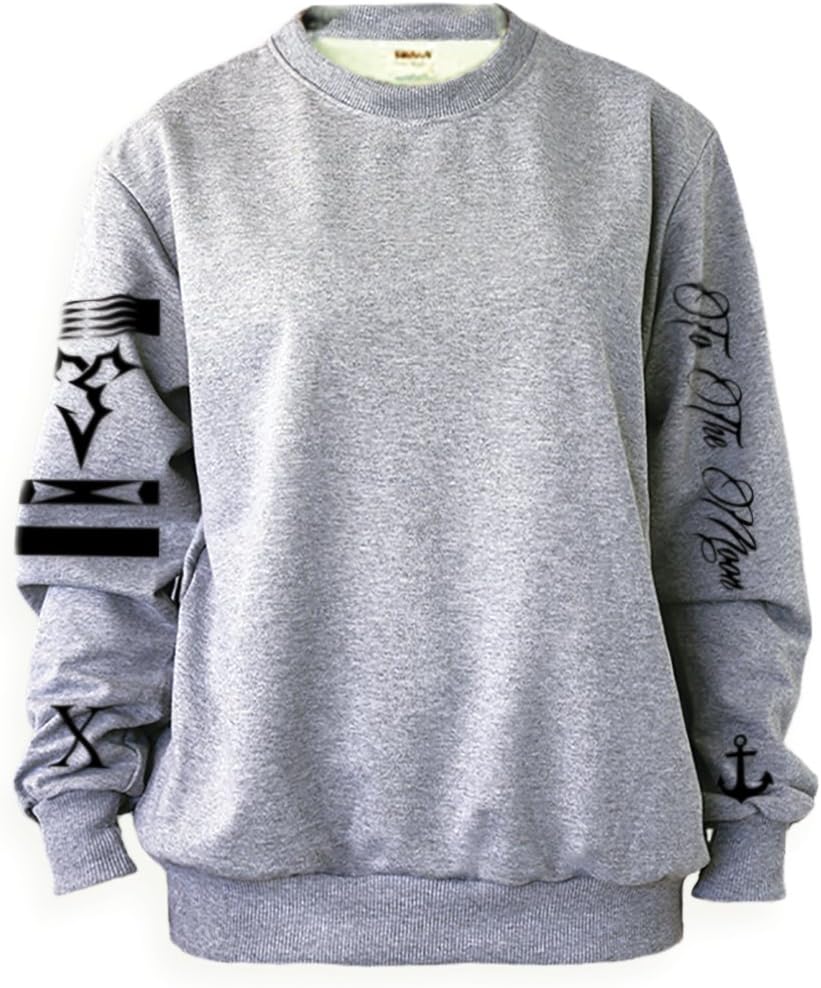 Women's Clifford Tattoos Grey Sweatshirt