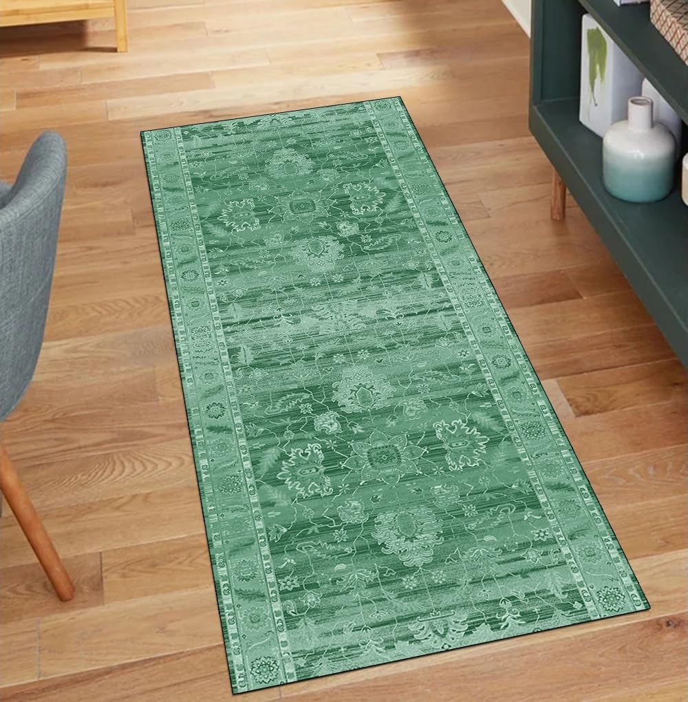 Alfombra de pasillo antideslizante y lavable de 90 x 220 cm para una pisada segura