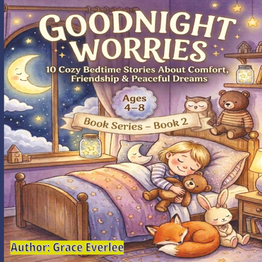 Goodnight Worries Book 2: 10 Cozy Bedtime Stories About Comfort, Friendship & Peaceful Dreams for Children Ages 4–8 | Calming Bedtime Storybook for ... Sleep & Brave Hearts - Children Ages 4-8)